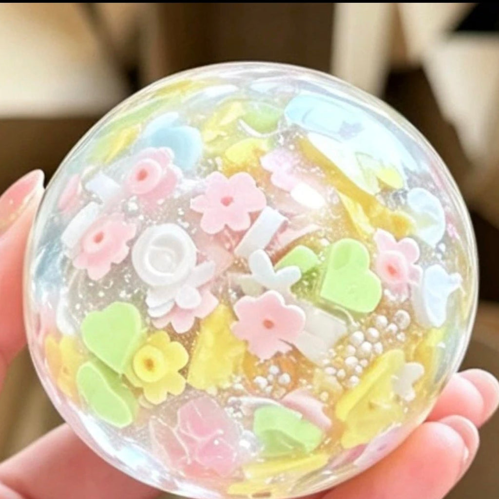 3 pieces 6cm DIY Handmade Squeeze Balls(Buy 3 get 2 more free: one 6 cm ball+ one 4cm ball )